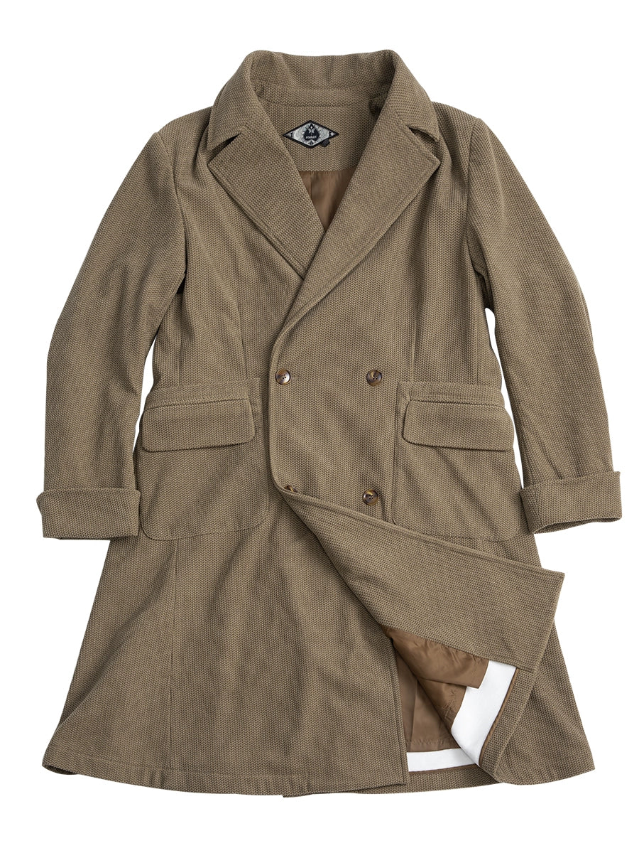 SOARIN英伦风复古双排扣大衣外套男 秋冬商务休闲中长款风衣披风