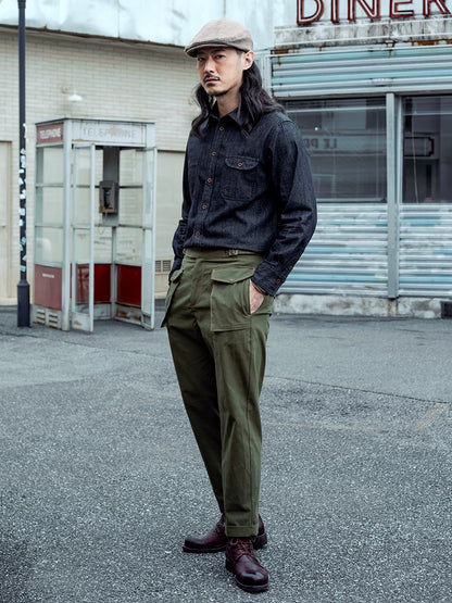 SOARIN British Safari Regular Fit Pure Cotton Trousers   Z223F688