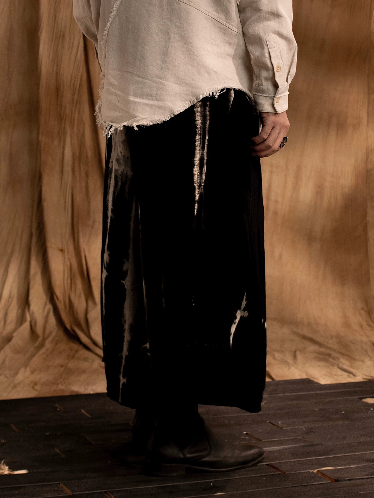 SOARIN Gai Yu Xia Series Loose Tie-Dyed Wide-Leg Pants DCZ233TF75