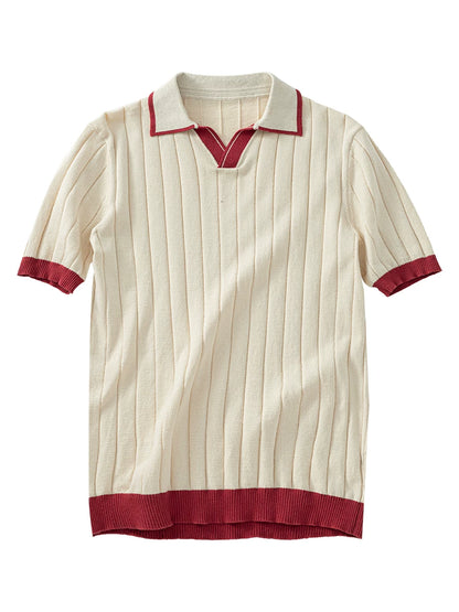 SOARIN Regular Fit Cotton Knit Polo Shirt JIVZ2522P33     Length	Shoulder	Chest	Sleeve M	64	39	98	23.5 L	65	40	104	24.5 XL	66	41	106	25.5 XXL	67	42	110	26.5 XXXL	68	43	114	27.5