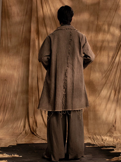 SOARIN WORLD gai yu xia Loose Fit Heavy Cotton Coat DCZ233TC168