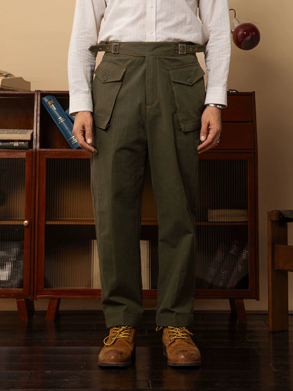 SOARIN British Safari Regular Fit Pure Cotton Trousers   Z223F688