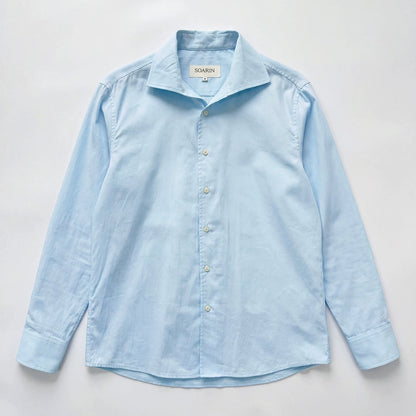SOARIN Casual Vintage Loose Fit Cotton Long Sleeve Shirt JITZ2621C469