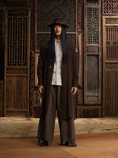 SOARIN WORLD Gai Yu Xia Avant-Garde Deconstructive Relaxed-Fit Tencel-Blend Blazer DCZ243TC359