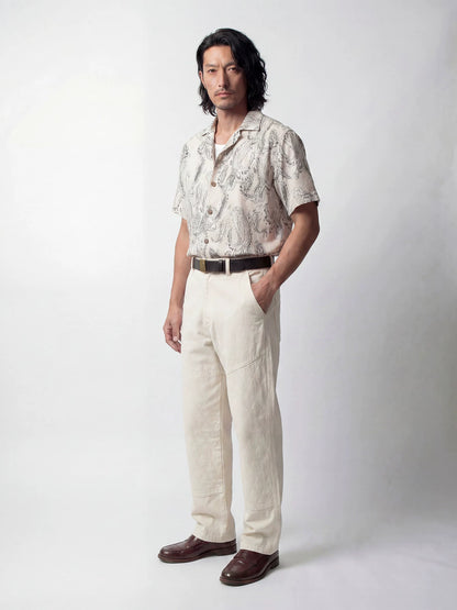 SOARIN Casual Vintage Straight Fit Cotton Quilted Casual Pants YBOZ252TF202K