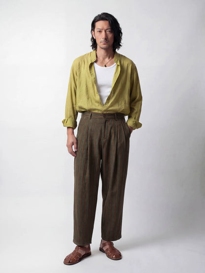 SOARIN British Vintage Tapered Fit Linen Blend Trousers  JITZ262TF259