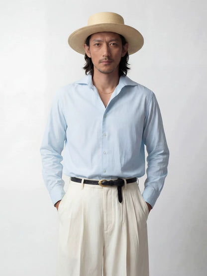 SOARIN Casual Vintage Loose Fit Cotton Long Sleeve Shirt JITZ2621C469
