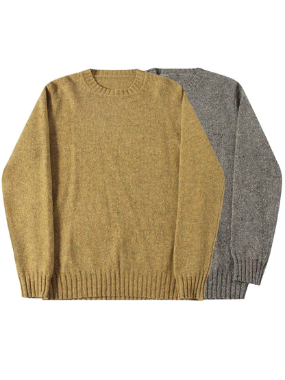 SOARIN英伦复古套头长袖针织衫男 轻熟感圆领打底通勤休闲毛衣冬