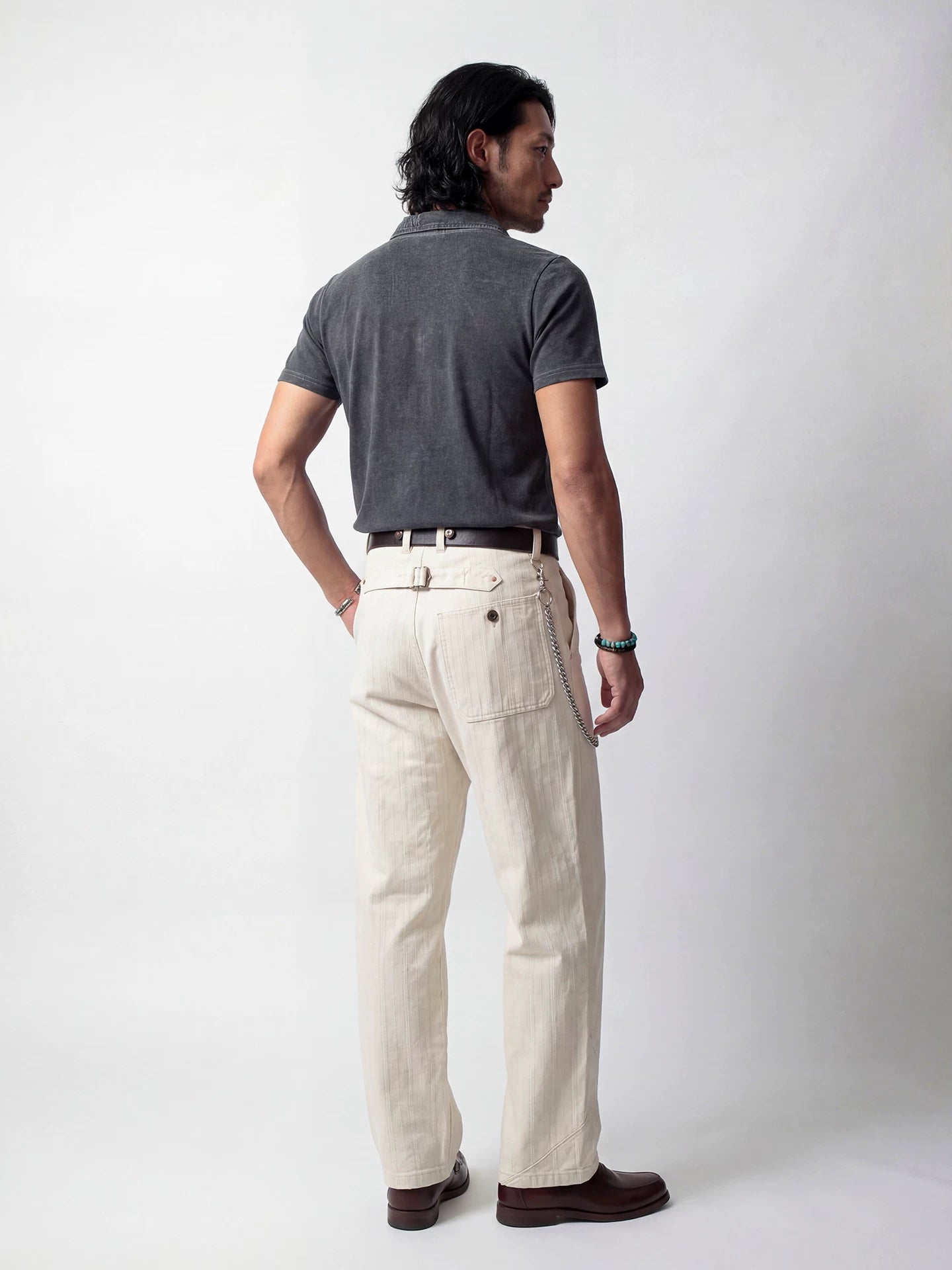 SOARIN Casual Vintage Slim Fit Cotton Short Sleeve Polo Shirt Z92T203