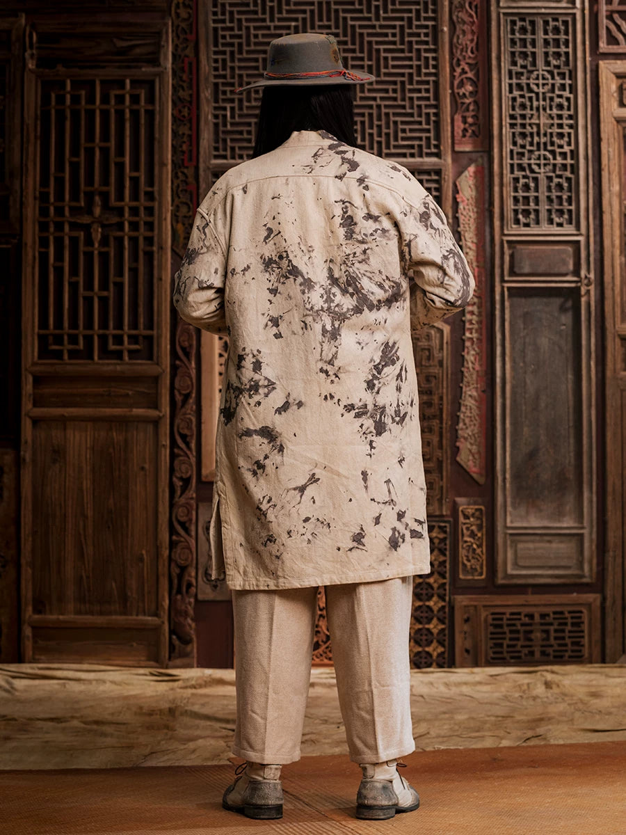 SOARIN WORLD Gai Yu Xia Heritage Series Relaxed Fit Plant-Dyed Xiaoke Robe DCZ233TJ39
