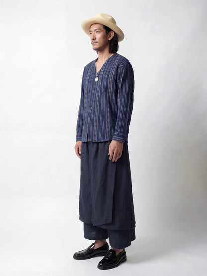 SOARIN Casual Vintage Loose Fit Cotton Long Sleeve Shirt PNZ262TC472