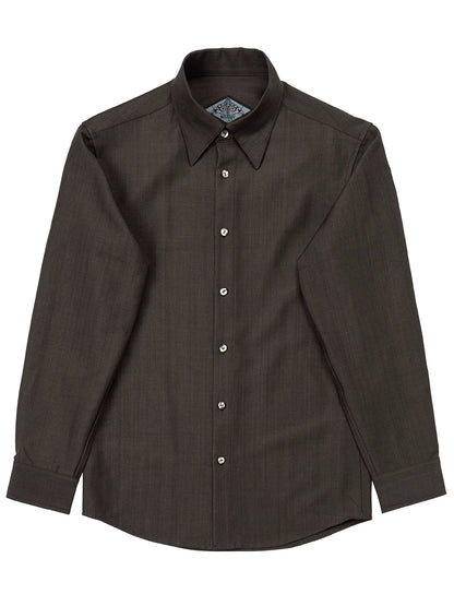SOARIN Ivy Style Slim Fit Textured Blend Shirt JITZ2537C449