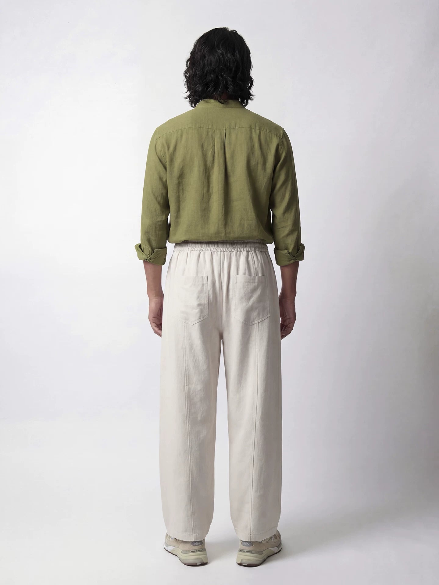SOARIN Casual Vintage Loose Fit Viscose Linen Blend Casual Pants JITZ262TF256