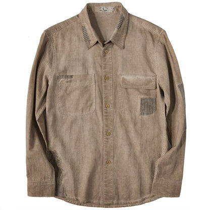 SOARIN WORLD Gai Yu Xia Series Retro Fit Linen Cotton Blend Shirt Z92C219