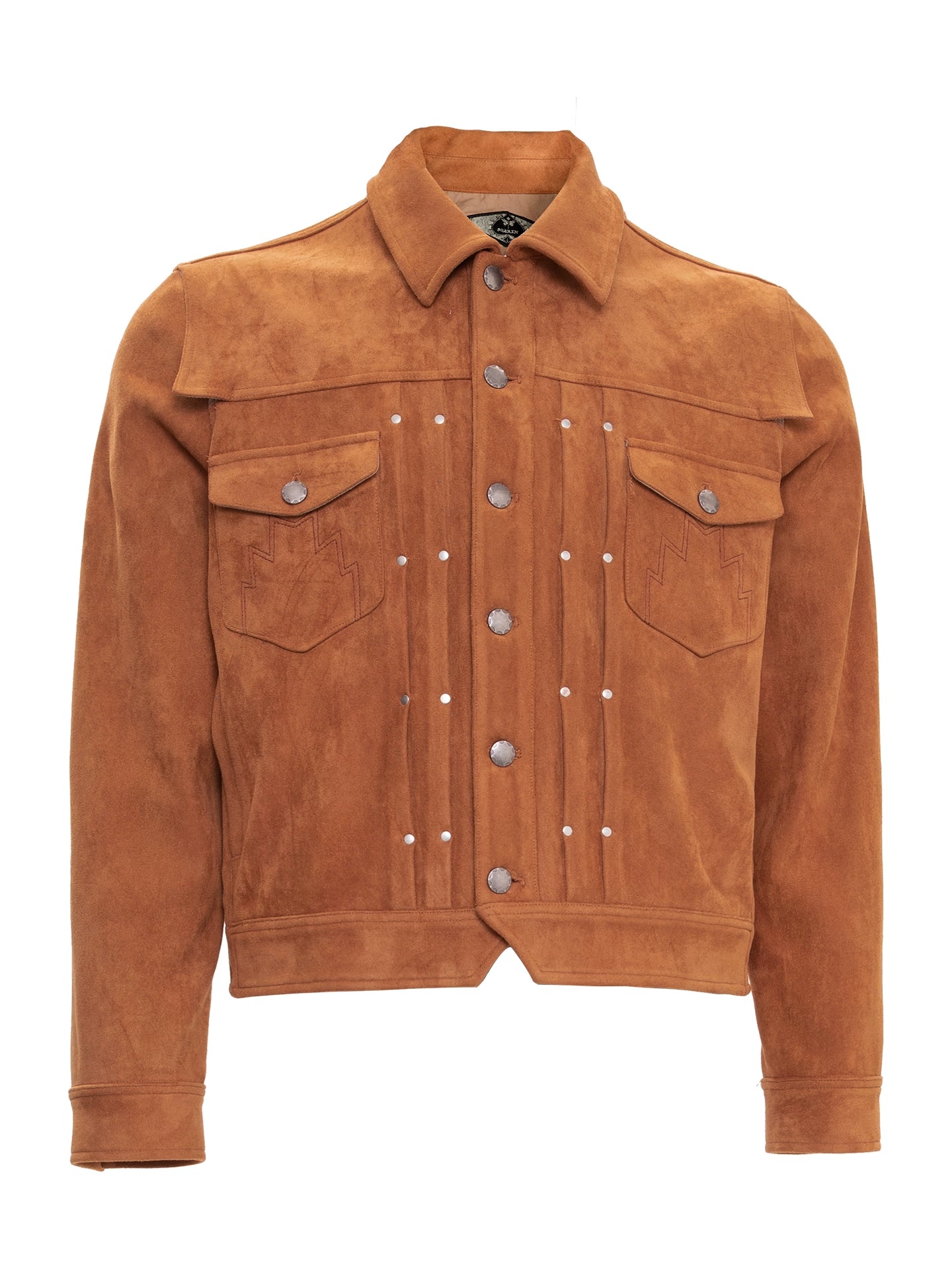 SOARIN美式西部牛仔风麂皮绒夹克男 重磅复古鹿皮飞行员短款外套