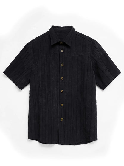 SOARIN Casual Vintage Regular Fit Cotton Short Sleeve Shirt PPZ262TC486