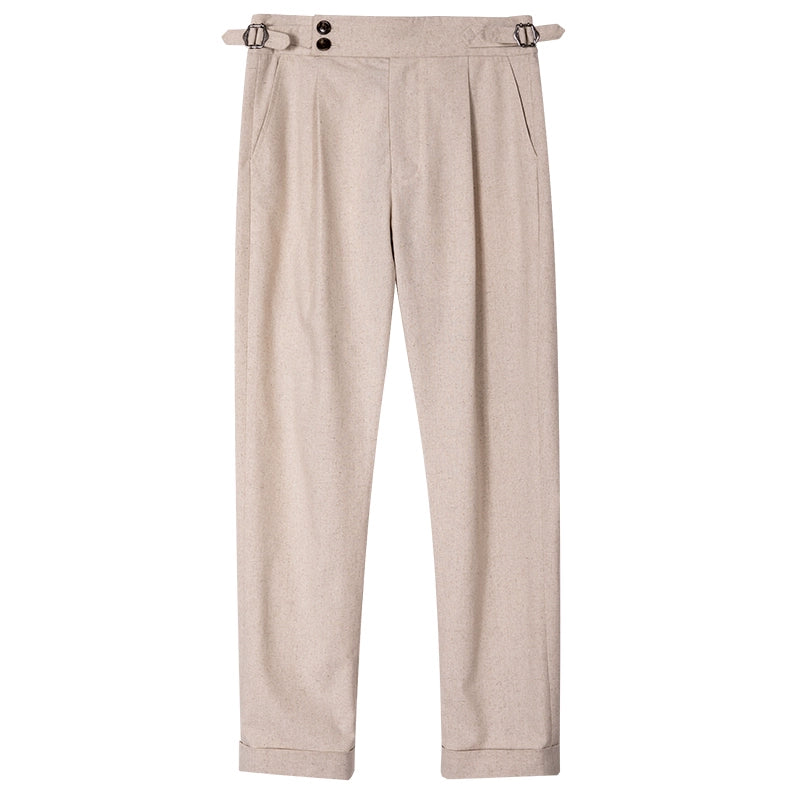 Soarin Naples Trousers Summer Cotton-Linen Blend Business Casual Slim-Fit Tapered Pants