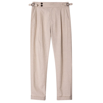 Soarin Naples Trousers Summer Cotton-Linen Blend Business Casual Slim-Fit Tapered Pants