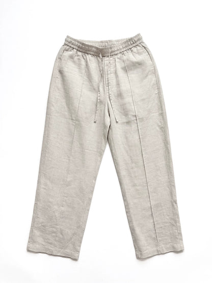 SOARIN Casual Vintage Loose Fit Tencel Linen Blend Casual Pants HMK39