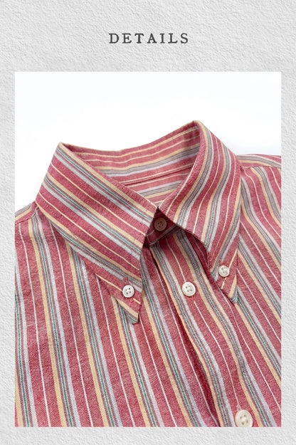 SOARIN Amekaji Regular Fit Cotton Polyester Blend Long Sleeve Shirt JITZ2621C467