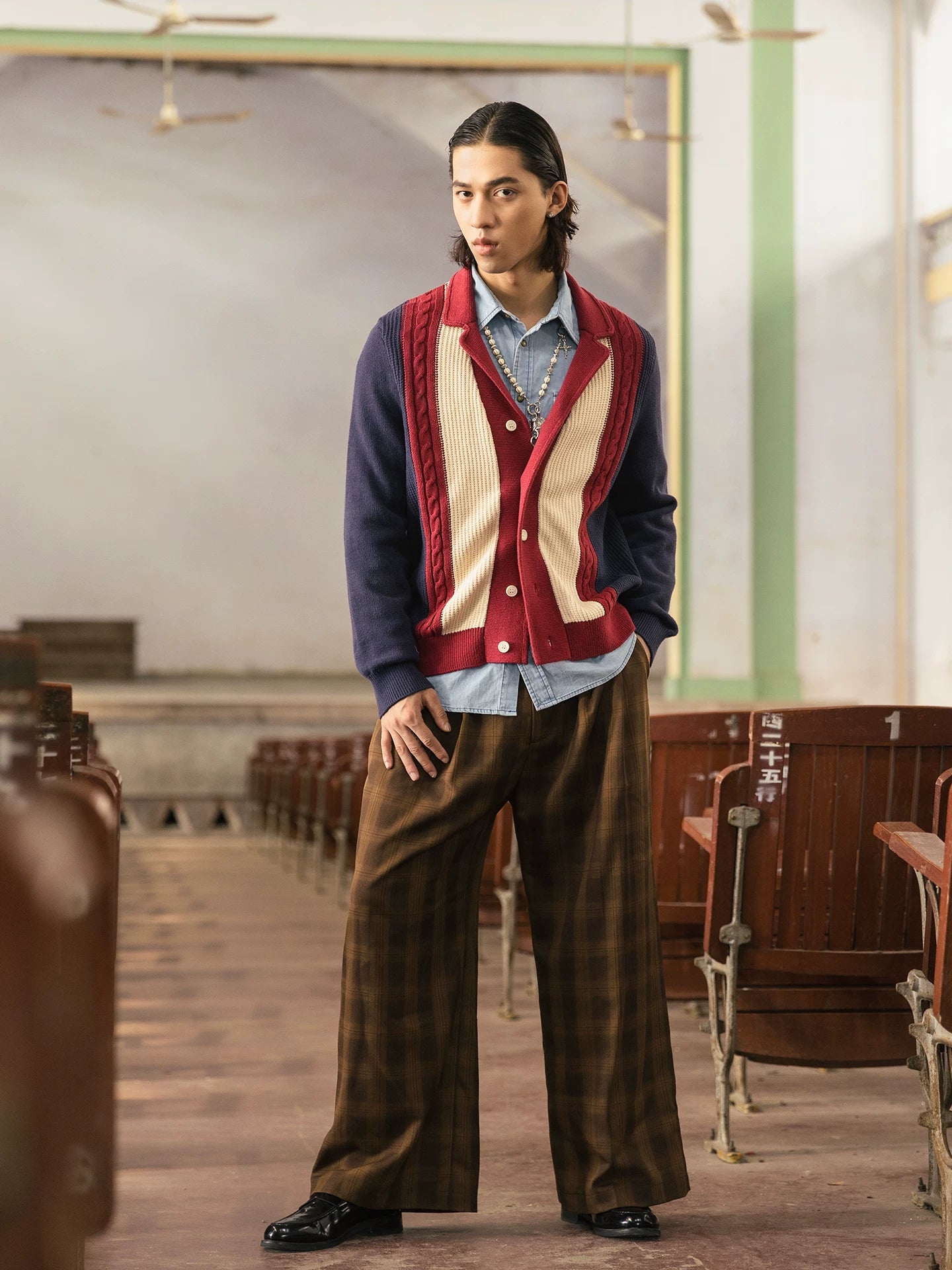 SOARIN City Boy Regular Fit Cotton Blend Knit Cardigan JITZ253TM32