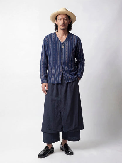 SOARIN Casual Vintage Loose Fit Cotton Long Sleeve Shirt PNZ262TC472