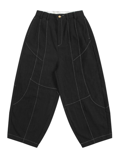 SOARIN WORLD Gai Yu Xia Series Relaxed Fit Linen Cotton Blend Trousers DCZ252TF231