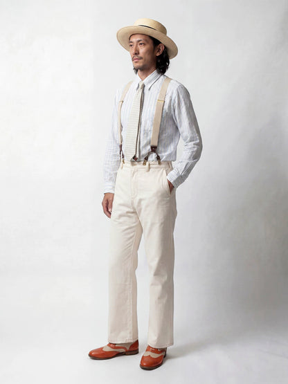 SOARIN Casual Vintage Regular Fit Cotton Chino Trousers YAOZ262TF280