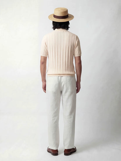 SOARIN Casual Vintage Loose Fit Tencel Linen Blend Casual Pants HMK39