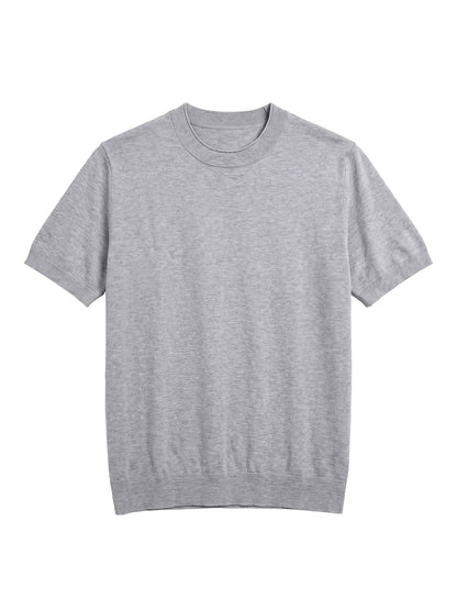 SOARIN Casual Vintage Regular Fit Cotton Knit T Shirt YAOZ262TT27