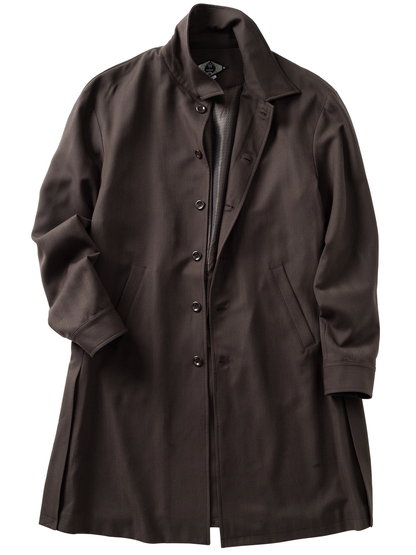 SOARIN英伦风复古巴尔马肯大衣男 秋季商务休闲廓形中长款大衣