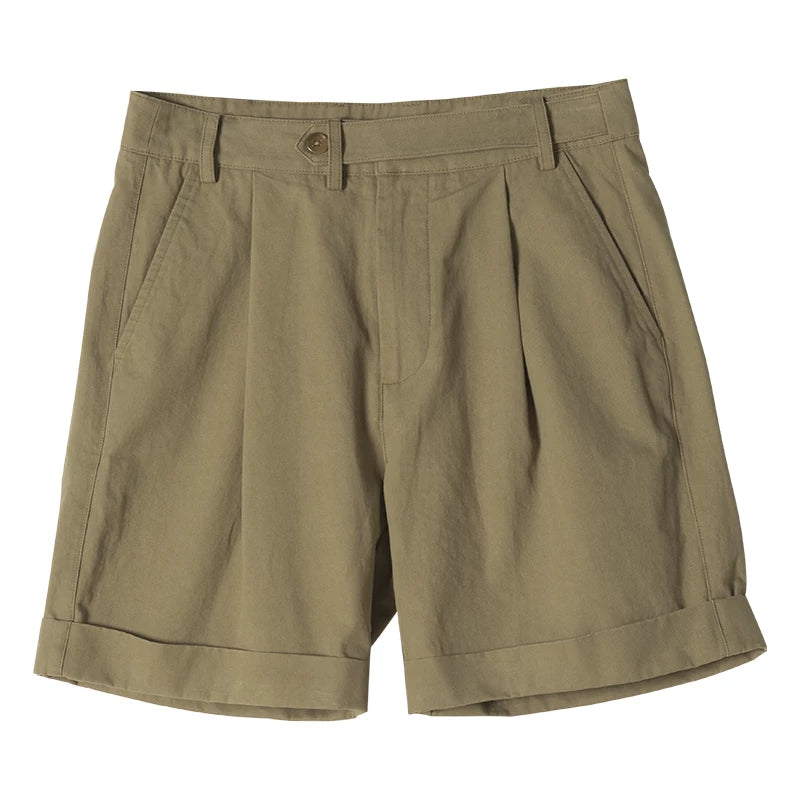SOARIN British Vintage Regular Fit Pure Cotton Shorts  Z212F421