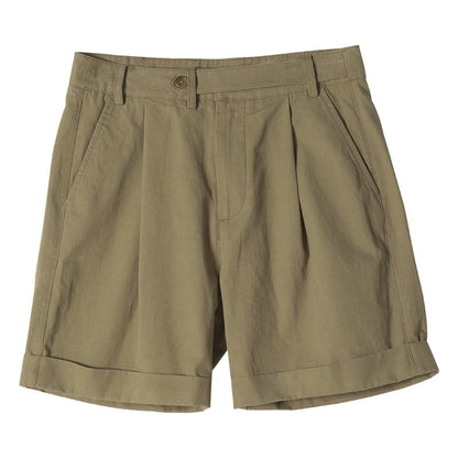 SOARIN British Vintage Regular Fit Pure Cotton Shorts  Z212F421