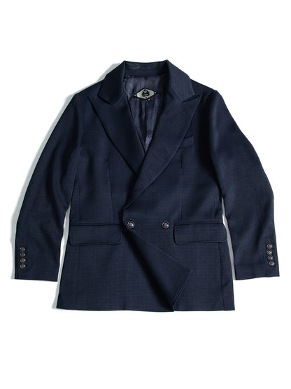 SOARIN英伦风复古双排扣西装外套男高级感商务绅士正装修身单西服