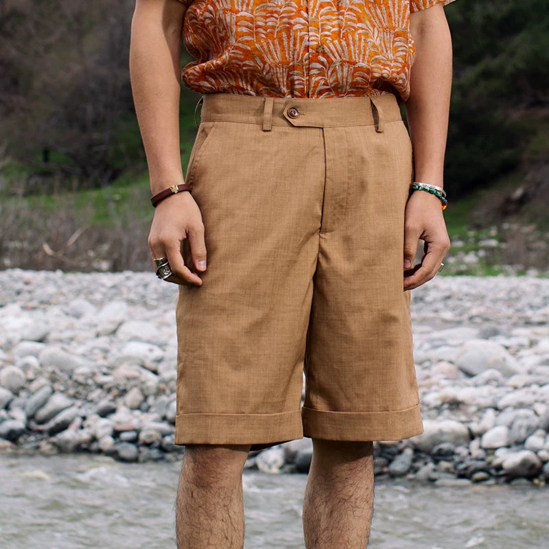SOARIN Amekaji Regular Fit Polyester Shorts JIVZ242TF147