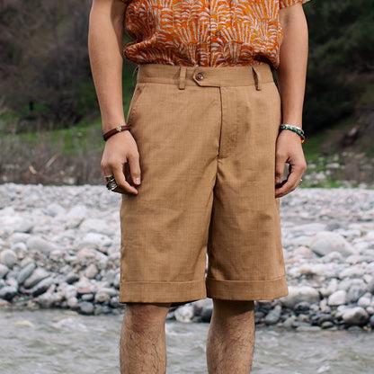 SOARIN Amekaji Regular Fit Polyester Shorts JIVZ242TF147