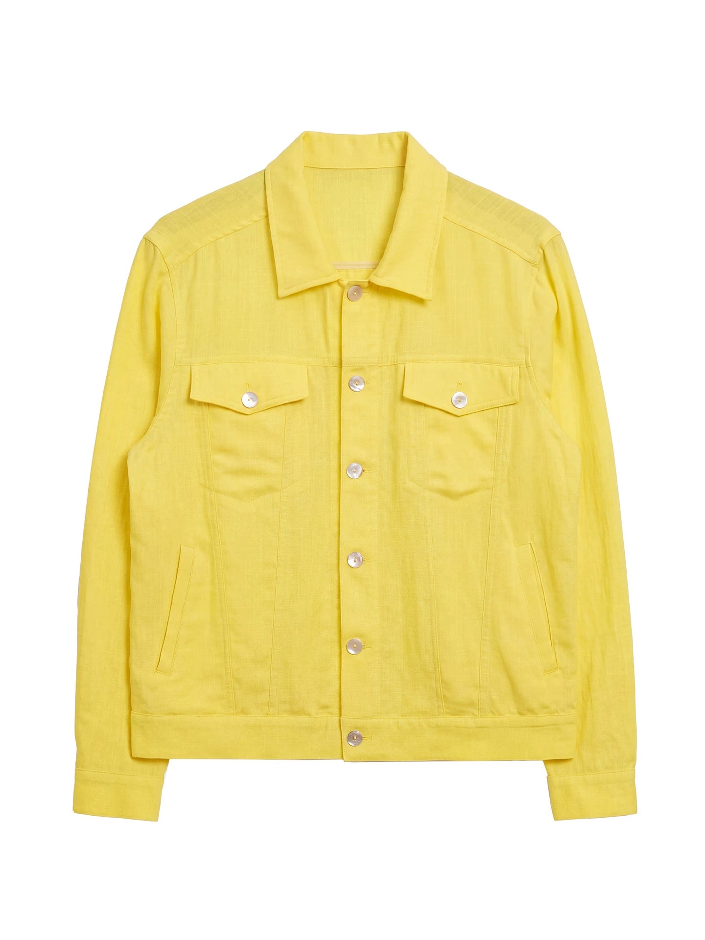 SOARIN Casual Vintage Regular Fit Lyocell Linen Blend Denim Style Jacket  YAOZ262TJ113