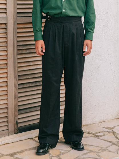 SOARIN意式绅装那不勒斯西裤男 抗皱免烫商务休闲直筒高腰长裤子