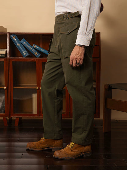 SOARIN British Safari Regular Fit Pure Cotton Trousers   Z223F688