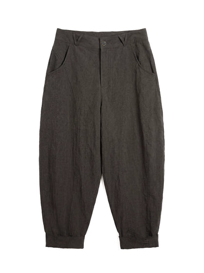 SOARIN Artisanal Vintage Balloon Fit Lycoal Blend Casual Trousers  PPZ262TF269