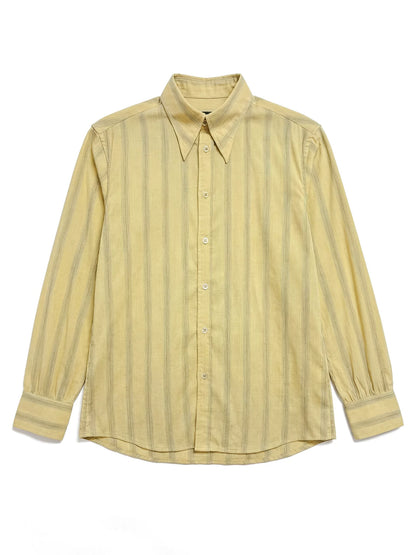 SOARIN Casual Vintage Regular Fit Rayon Blend Striped Long Sleeve Shirt JITZ2437C339