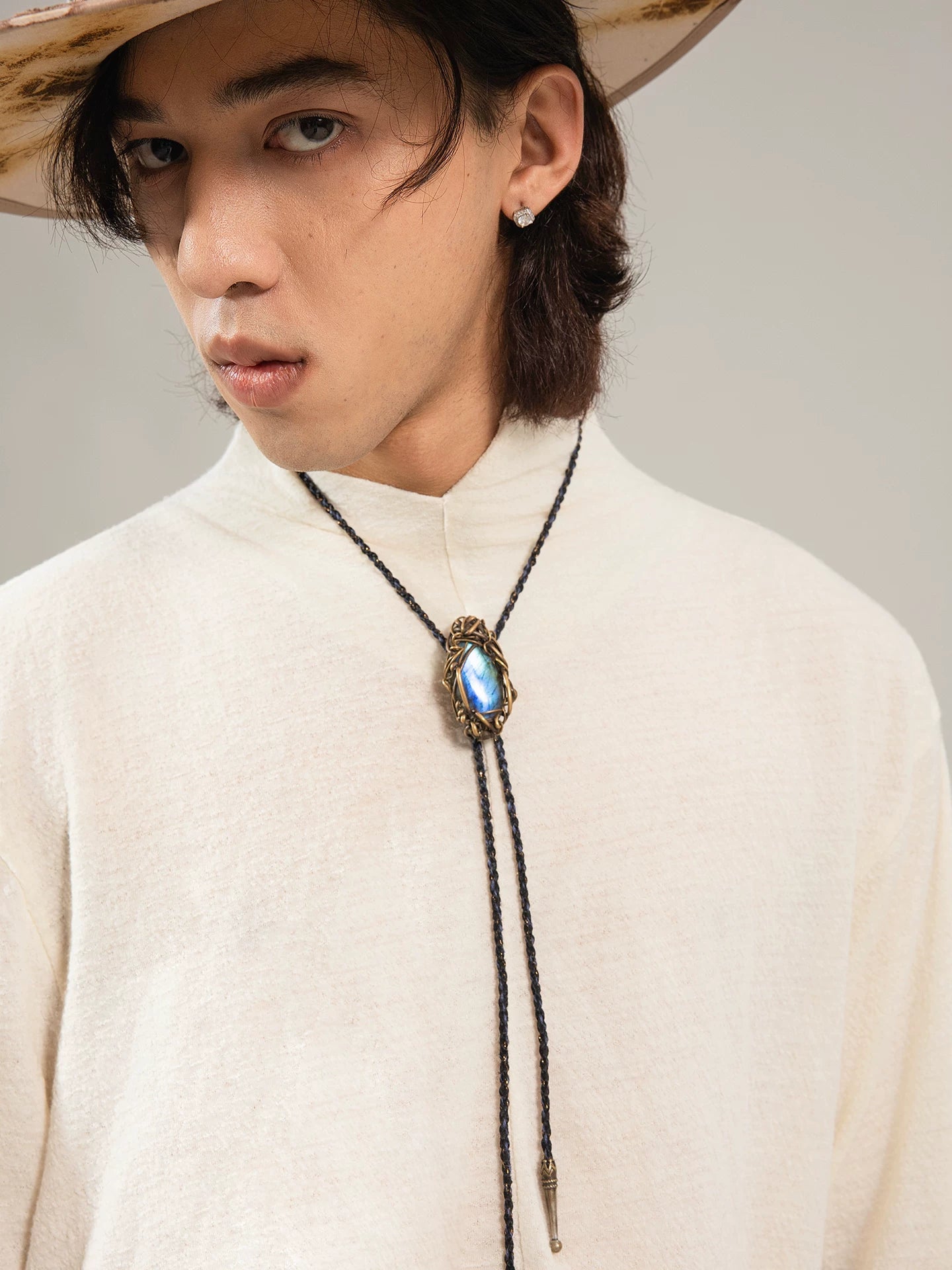 SOARIN Minimalist Loose Fit Wool Long-Sleeve Shirt DCZ253TC463