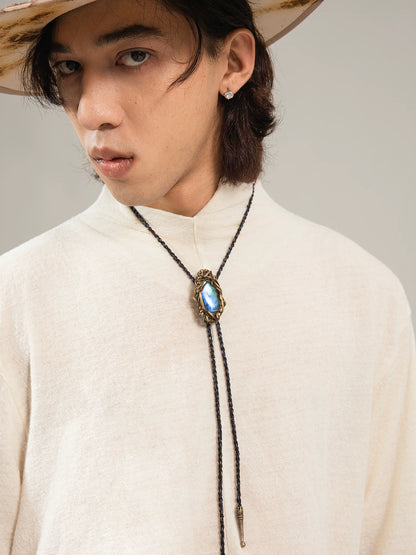 SOARIN Minimalist Loose Fit Wool Long-Sleeve Shirt DCZ253TC463