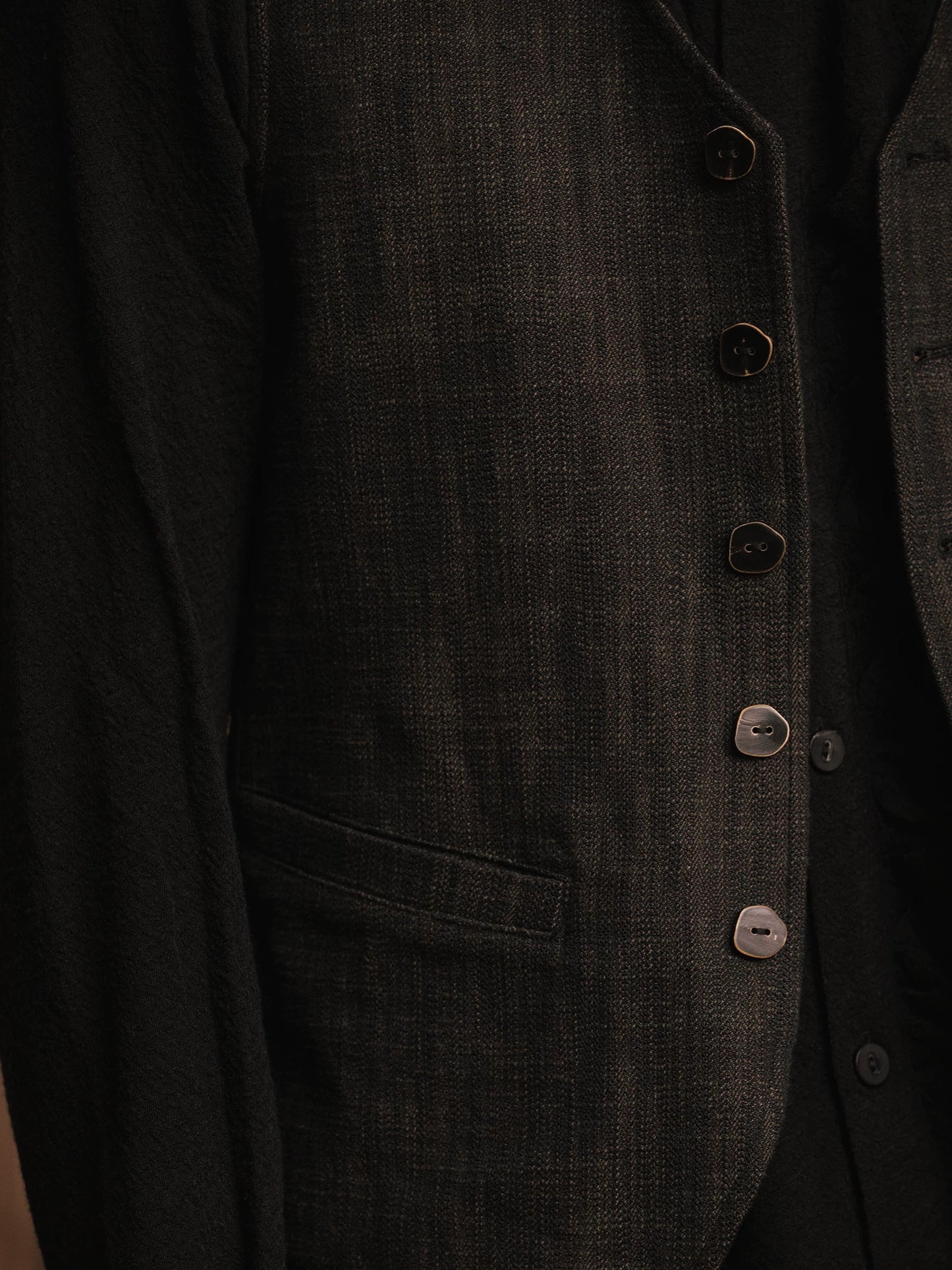 SOARIN WORLD gai yu xia Series Slim Fit Linen Blend Waistcoat DCZ243TB86