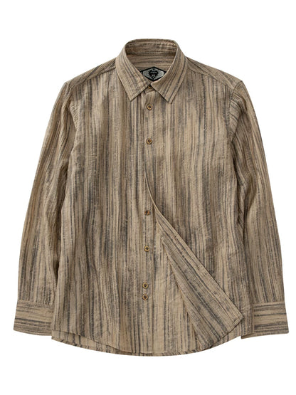 SOARIN Artistic Retro Regular Fit Regenerated Cellulose Long Sleeved Shirt JITZ2521C385
