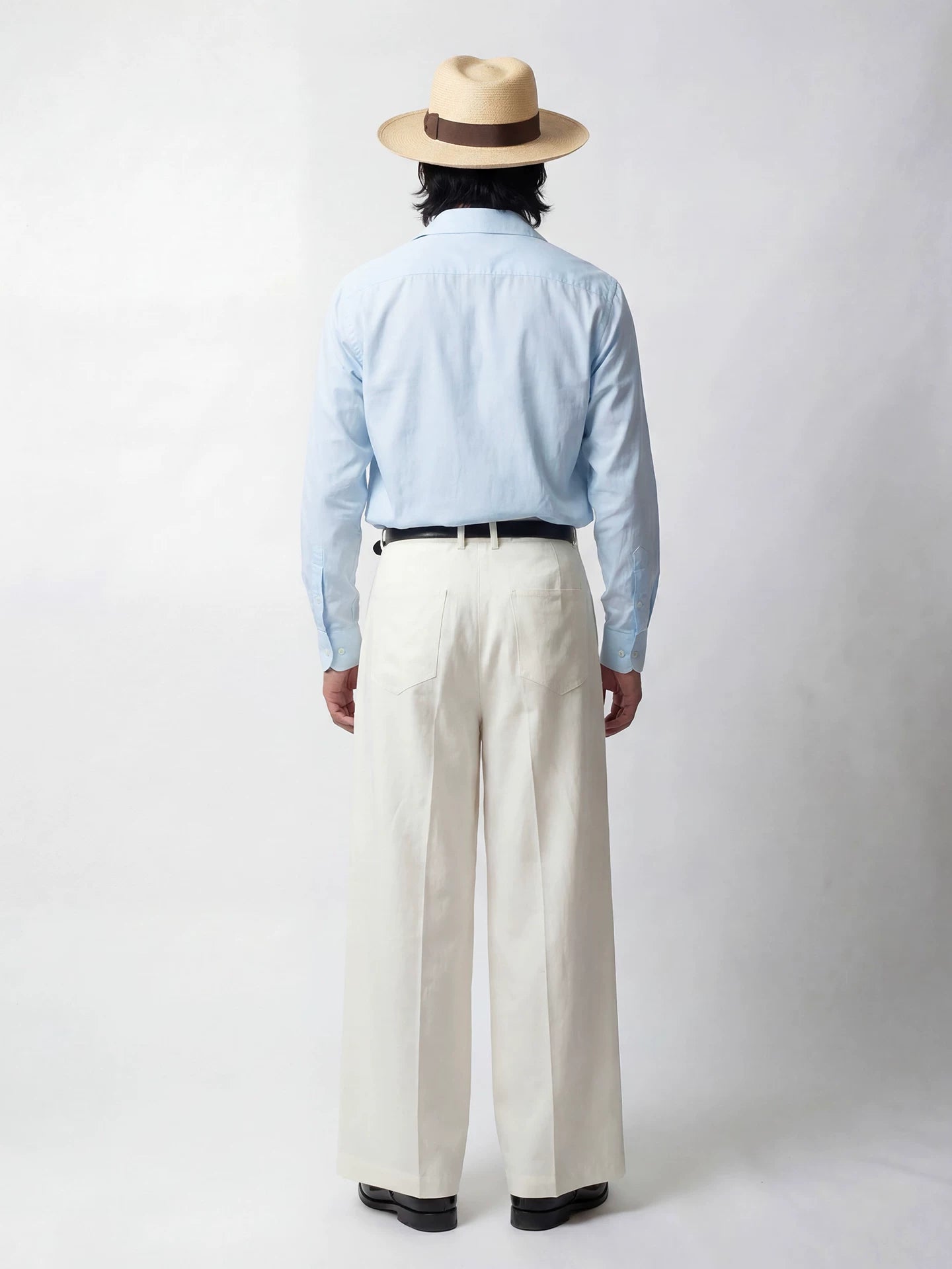 SOARIN  Loose Fit Cotton Viscose Blend Trousers JITZ262TF258