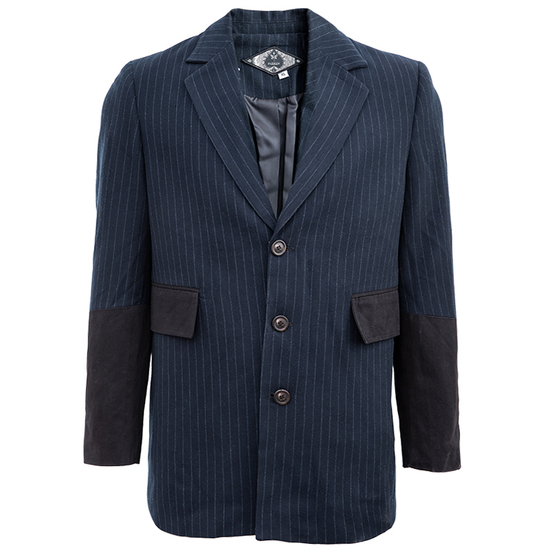 SOARIN WORLD Gai Yu Xia Deconstructive Tailored Pinstripe Blazer Z223XZ641