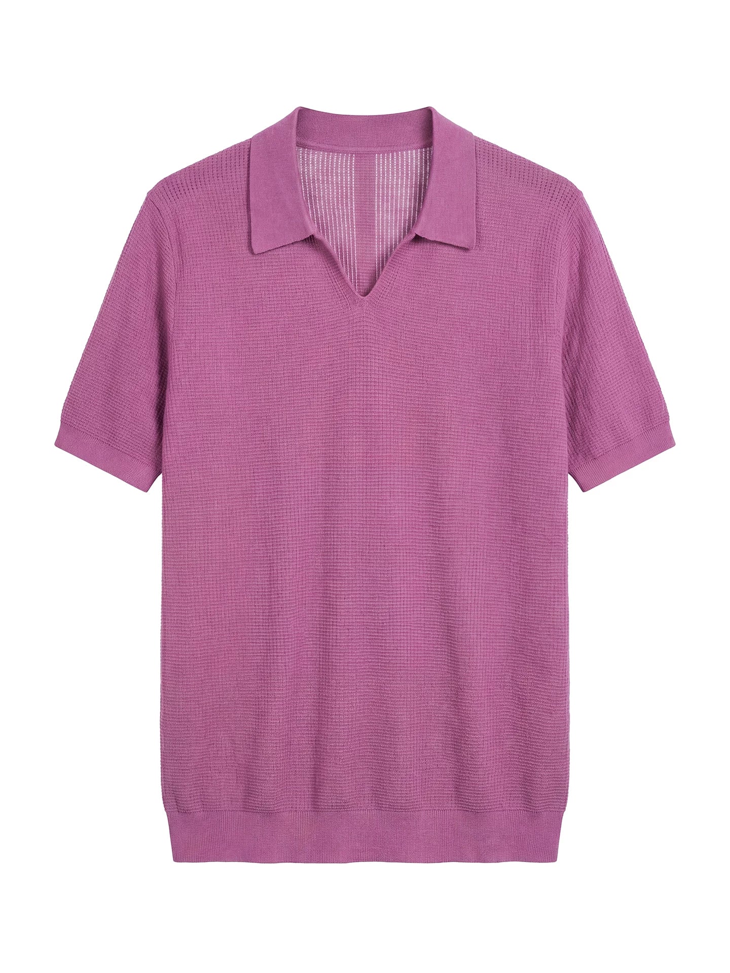 SOARIN Casual Vintage Regular Fit Cotton Knit Polo Shirt JITZ262TP48