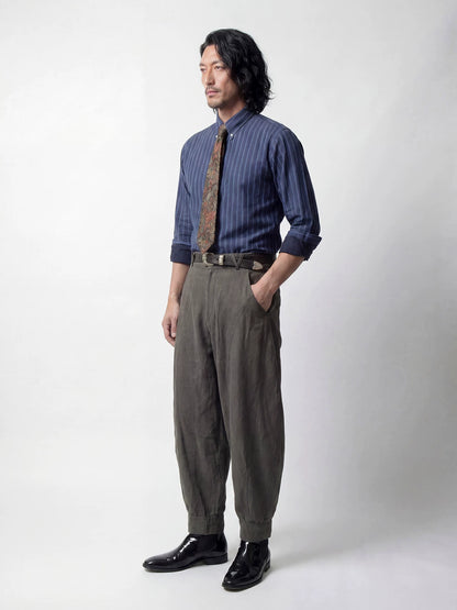 SOARIN Artisanal Vintage Balloon Fit Lycoal Blend Casual Trousers  PPZ262TF269