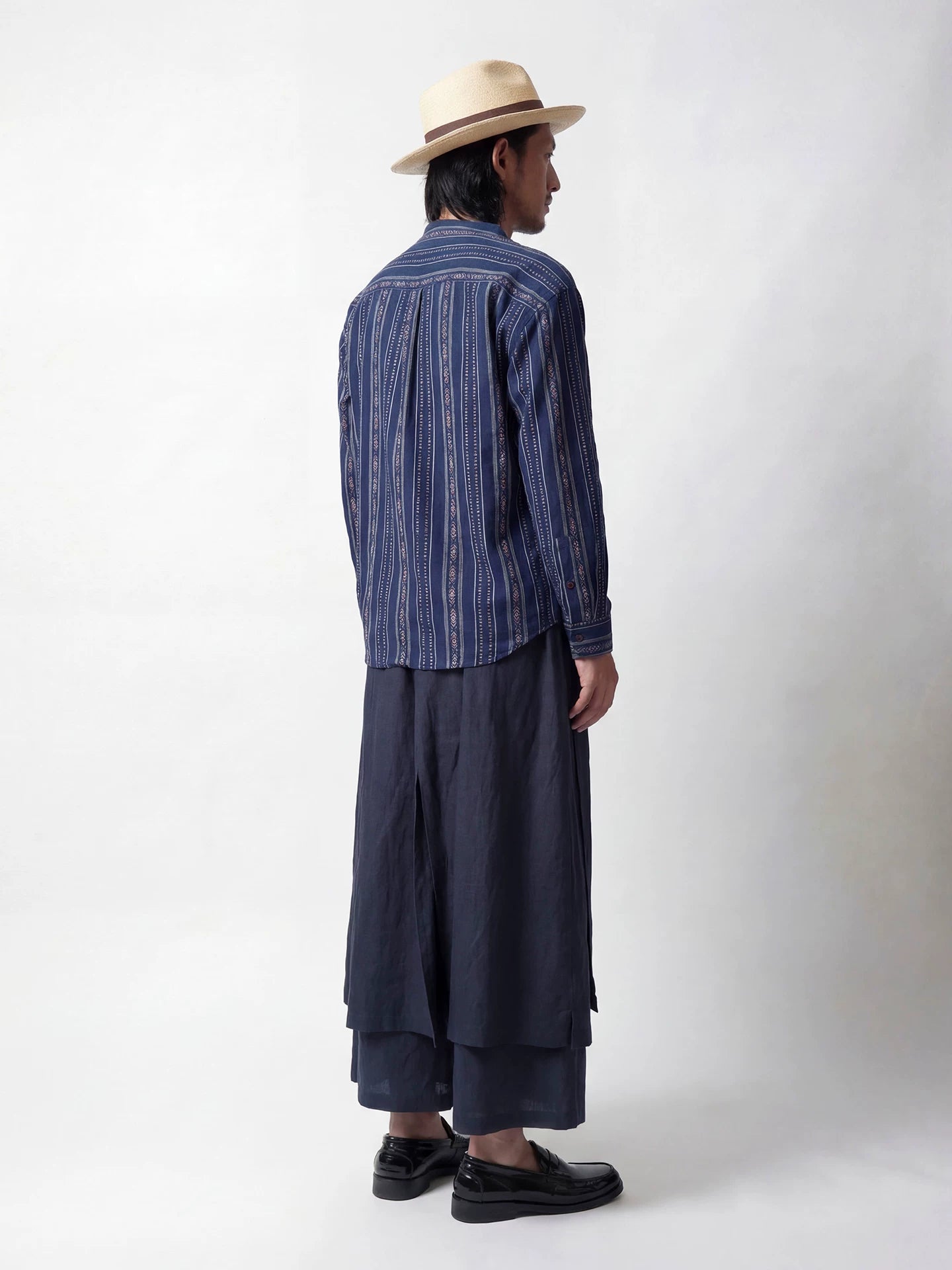 SOARIN Casual Vintage Loose Fit Cotton Long Sleeve Shirt PNZ262TC472